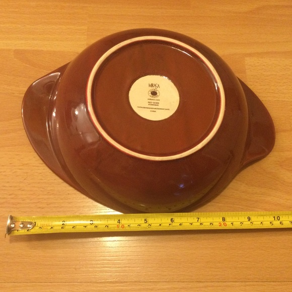 Mikasa Red Serving Bowl Global Cuisine Rare - Picture 4 of 7